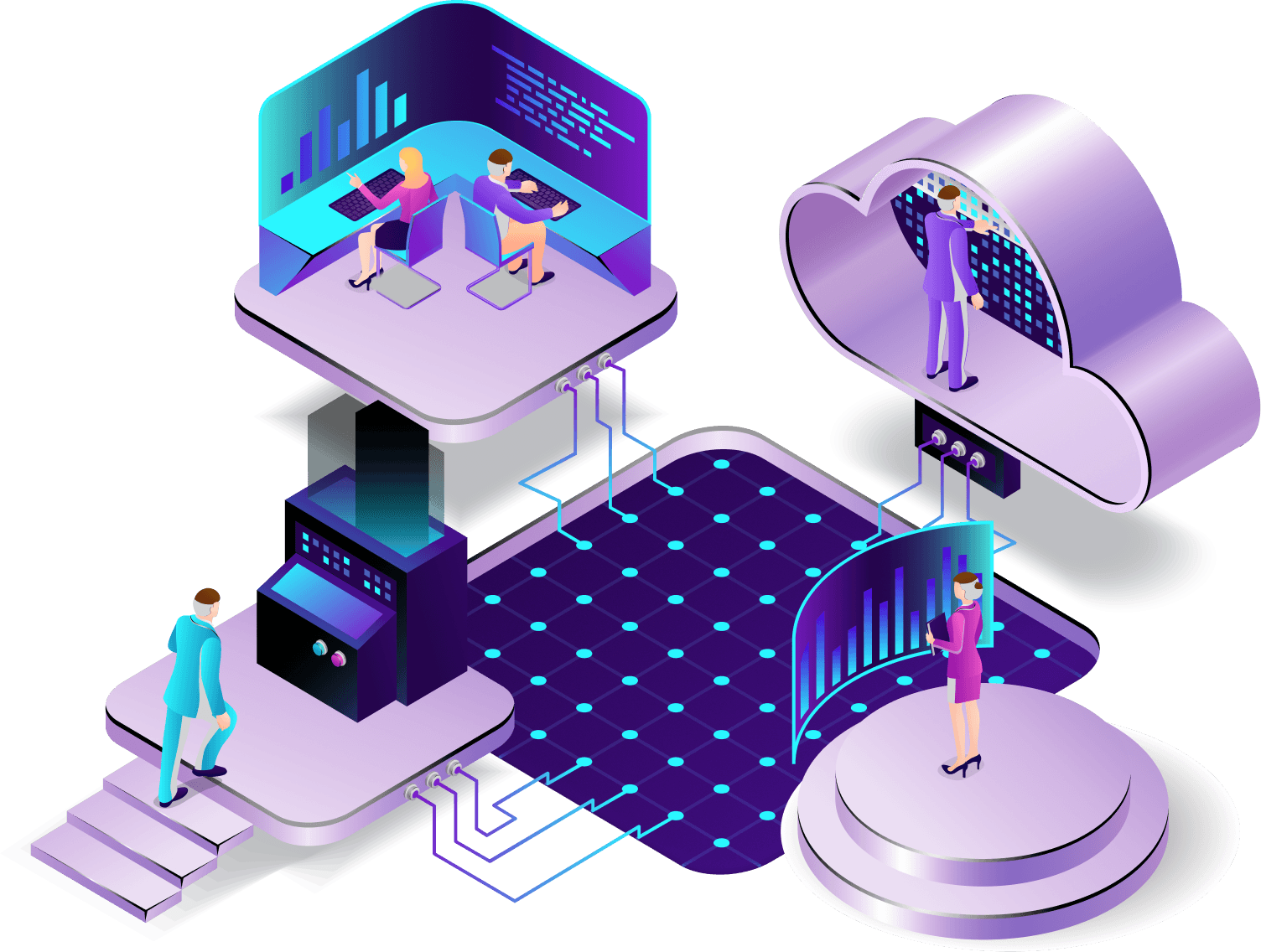 Hero SAAS Illustration
